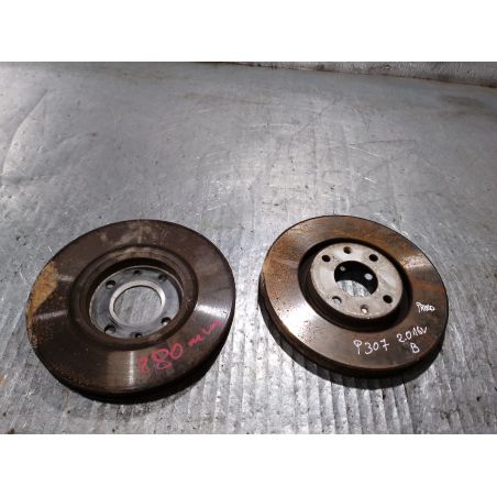 TARCZE HAMULCOWE PRZÓD PEUGEOT 307 2.0 16V 2004 