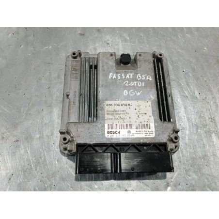 KOMPUTER, STEROWNIK VW PASSAT B5 FL 2.0 TDI BGW 2003 038906016K  