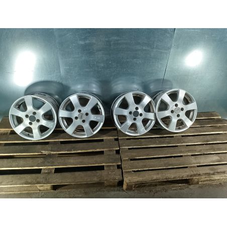 FELGI ALUMINIOWE KOMPLET 15 NISSAN MICRA K12 ( 02-10 ) 1.5 DCI 2003 