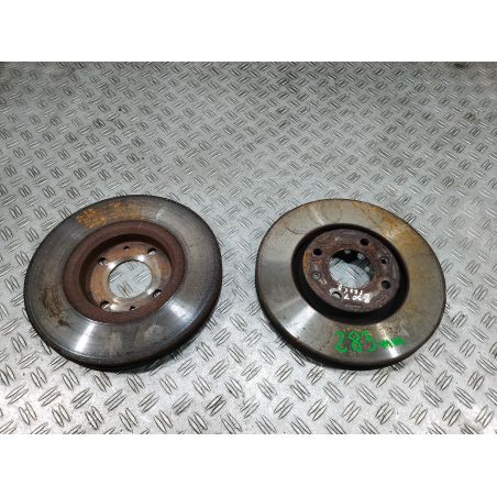 TARCZE HAMULCOWE PRZÓD PEUGEOT 307 1.6 16V 2003 