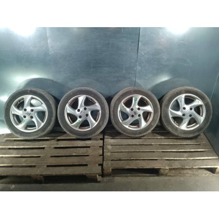 FELGI ALUMINIOWE Z OPONAMI 15 PEUGEOT 206 LIFT 1.4 16V 2004 195/55 R15  85V 