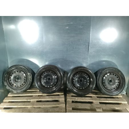 FELGI STALOWE KOMPLET 16 Z OPONAMI RENAULT SCENIC II ( 03-09 ) 1.9 DCI 2006 