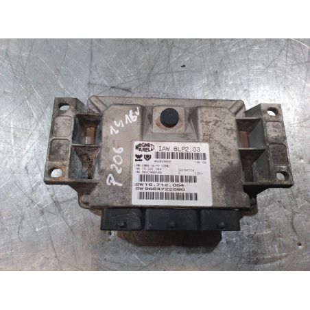 KOMPUTER, STEROWNIK PEUGEOT 206 1.4 16V 2004 9647498180  9654722680 