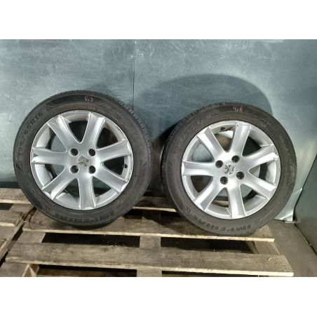 FELGI ALUMINIOWE KOMPLET 16 Z OPONAMI PEUGEOT 307 SW 1.6 HDI 2007 