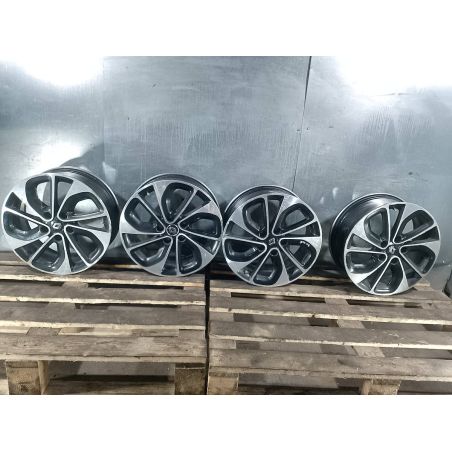FELGI ALUMINIOWE KOMPLET 17 RENAULT SCENIC III ( 09-16 ) 1.5 DCI 110KM 1.5 DCi 2014 403008935R 