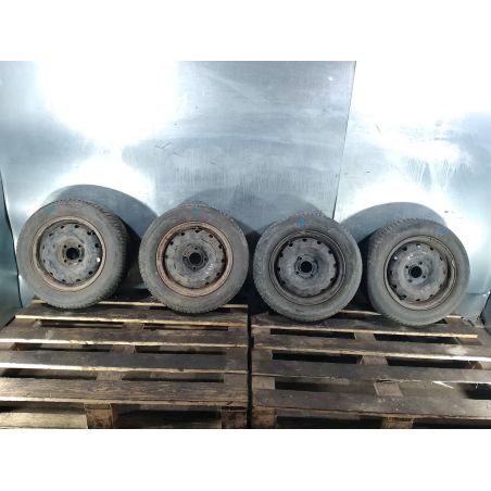 FELGI STALOWE KOMPLET 14 Z OPONAMI PEUGEOT 206 LIFT 1.1 8V 2003 