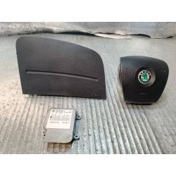 KOMPLET PODUSZEK AIRBAG SKODA FABIA II 1.4 TDI20055J0880201B  5J1880202A  1C0909605K                                            