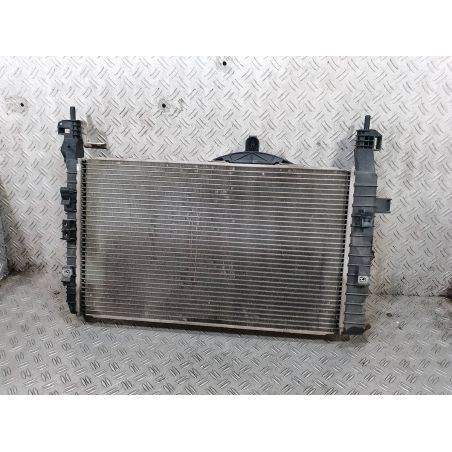 CHŁODNICA WODY Z WENTYLATOREM OPEL MERIVA A 1.6 B 2008 13181073  52414492 