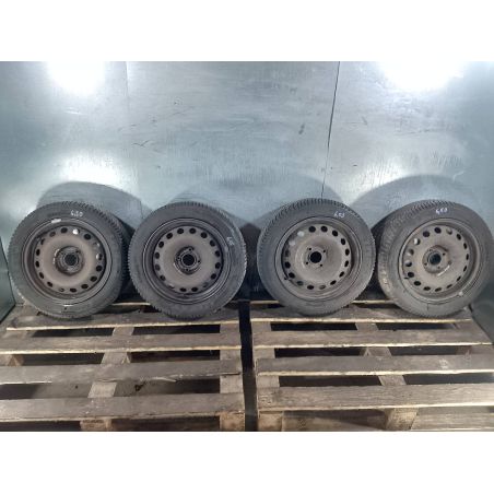 FELGI STALOWE KOMPLET 16 Z OPONAMI PEUGEOT 307 SW 1.6 HDI 2004 KBA43738  16X6,5J 