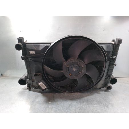 ZESTAW CHŁODNIC WODA KLIMA INTELCOOLER WENTYLATOR MERCEDES-BENZ W203 2.2 CDI 2003 A2035000654   A2035000293   885001966 