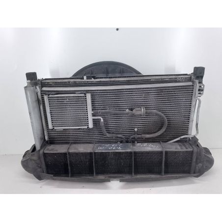 ZESTAW CHŁODNIC WODA KLIMA INTELCOOLER WENTYLATOR MERCEDES-BENZ W203 2.2 CDI 2002 A2035000293KZ  A2035000503 