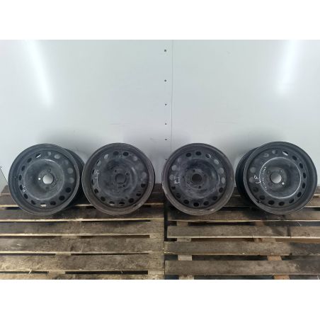 FELGI STALOWE KOMPLET 16 CITROEN C4 I ( 04-08 ) 1.6 HDI 109KM 1.6 HDI 109KM 2007 6,5J16H2C 