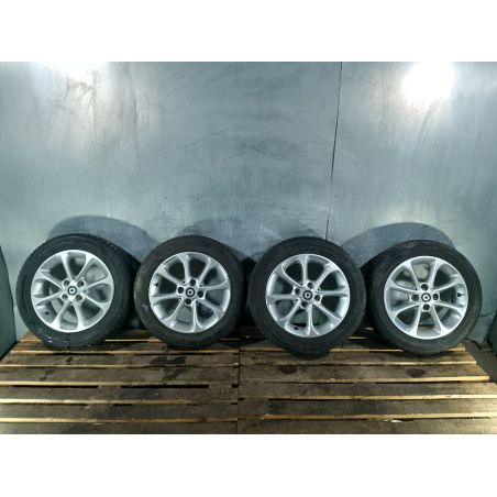 FELGI ALUMINIOWE KOMPLET 15 Z OPONAMI SMART FORTWO II 1.0 71KM 1.0 2010 A4534014000 