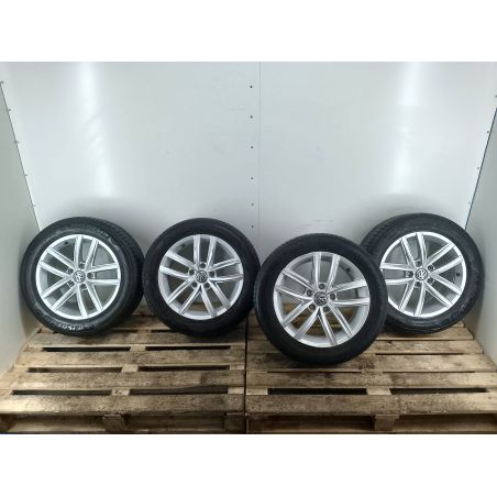 FELGI ALUMINIOWE KOMPLET 16 Z OPONAMI VW GOLF VII 1.6 TDI 115KM 1.6 TDI 2019 5G0601025CS  6,5JX16H2 