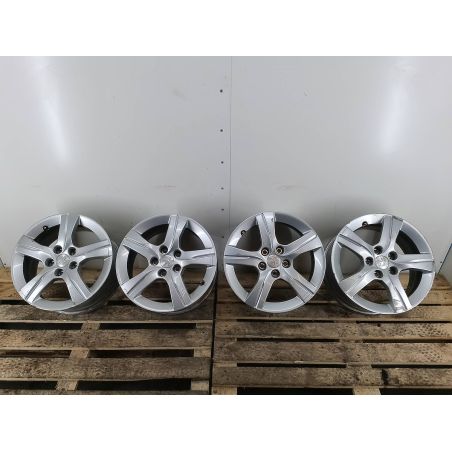 FELGI ALUMINIOWE KOMPLET 16 PEUGEOT 508 1.6 e-HDI 1.6 e-HDI 2012 9671401180  7.0J16CH5-46 