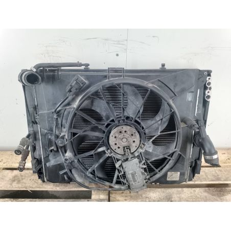 ZESTAW CHŁODNIC WODA KLIMA WENTYLATOR BMW E91 2.0 2005 3213238  17.42-7 523 258-03 