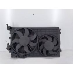 CHŁODNICA WODY Z WENTYLATOREM SKODA OCTAVIA II 1.9 TDI 105KM1.9 TDI20061K0121253AA  1K0121207T                                            