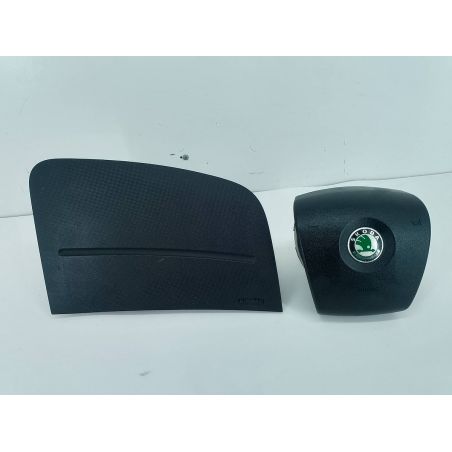 KOMPLET PODUSZEK AIRBAG SKODA ROOMSTER 1.4 TDI 69KM 1.4 TDI 2007 5J1880202A  5J0880201B 