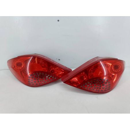 LAMPY TYŁ KOMPLET PEUGEOT 207 1.4 1.4 8V 2007 9649986680  9649986580 