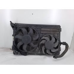 CHŁODNICA WODY Z WENTYLATOREM VW PASSAT B6 2.0 TDI 140KM2.0 TDI20071K0121207AA                                            