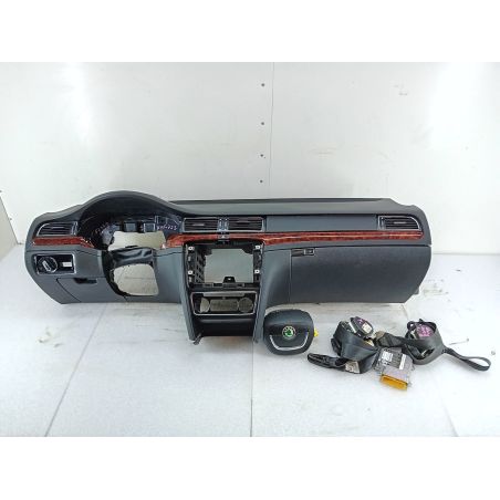 DESKA ROZDZIELCZA,KONSOLA PODUSZKI SENSOR PASY SKODA SUPERB II 2.0 TDI 170KM 2.0 TDI 2011 