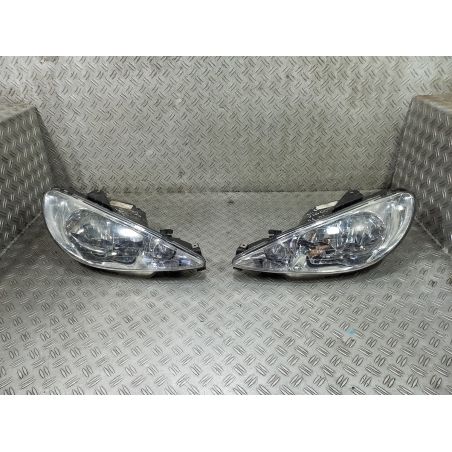 LAMPY PRZÓD KOMPLET PEUGEOT 206 CC 1.6 16V 109KM 1.6 16V 2002 20-6156  20-6155 