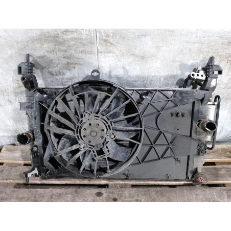 ZESTAW CHŁODNIC WODA KLIMA WENTYLATOR OPEL MERIVA A 1.4 B 2006 