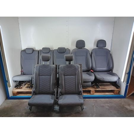 FOTELE KANAPA BOCZKI PÓŁ-SKÓRA KOMPLET OPEL ZAFIRA C 2.0 DTH 165KM 2.0 CDTI 2012 