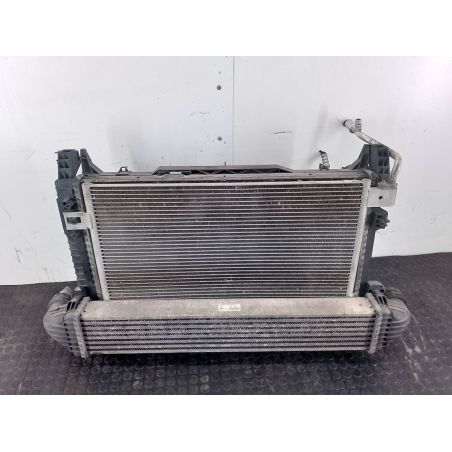 ZESTAW CHŁODNIC WODA KLIMA INTELCOOLER WENTYLATOR MERCEDES-BENZ KLASA A W169 2.0 CDI 109KM 2.0 CDI 2004 A1695001193  A1695001703  A1695000000 