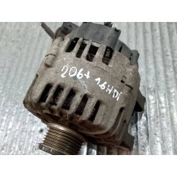 ALTERNATOR PEUGEOT 206 PLUS 1.4  HDI20099665617780  2605546A  TG15C134                                            
